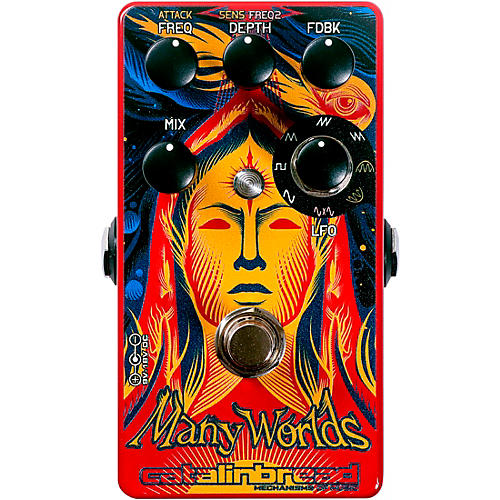 Catalinbread Many Worlds 8-Stage Phaser Effects Pedal Condition 1 - Mint Red