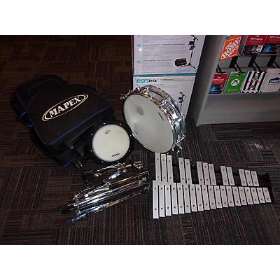 Mapex Mapex Snare Drum/Bell Percussion Kit W/ Rolling Bag