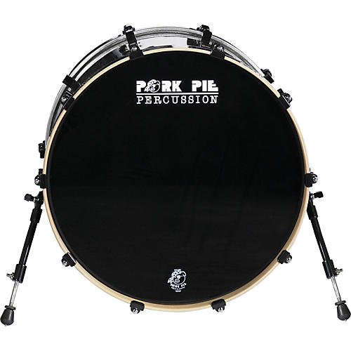 Pork Pie Maple Bass Drum Black Glass 18X22