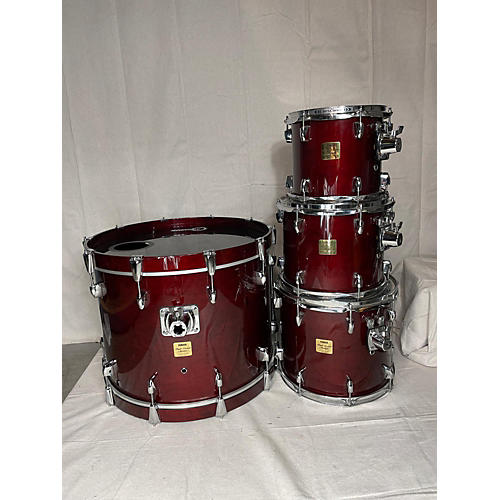 Yamaha Maple Custom Absolute Drum Kit Wine Red