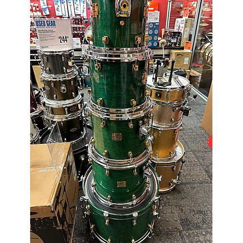 Yamaha Maple Custom Drum Kit DAVE WECKL GREEN