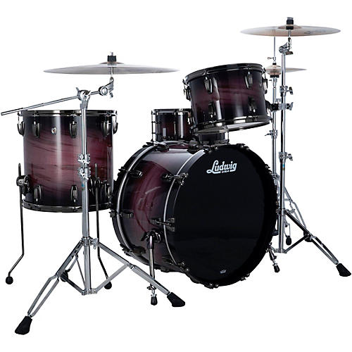 Ludwig Maple Exotic 3-Piece FAB Shell Pack with 22 in. Bass Drum Amethyst Burst