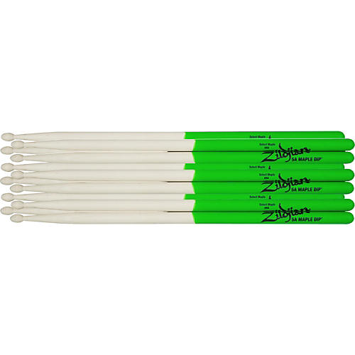 Maple Green DIP Drumsticks 6-Pack