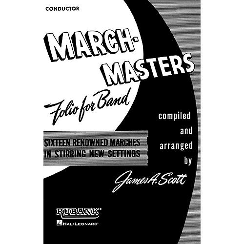 Rubank Publications March Masters Folio for Band (Conductor) Concert Band Composed by Various