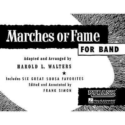 Rubank Publications Marches of Fame for Band (1st Bb Clarinet) Concert Band Composed by Various