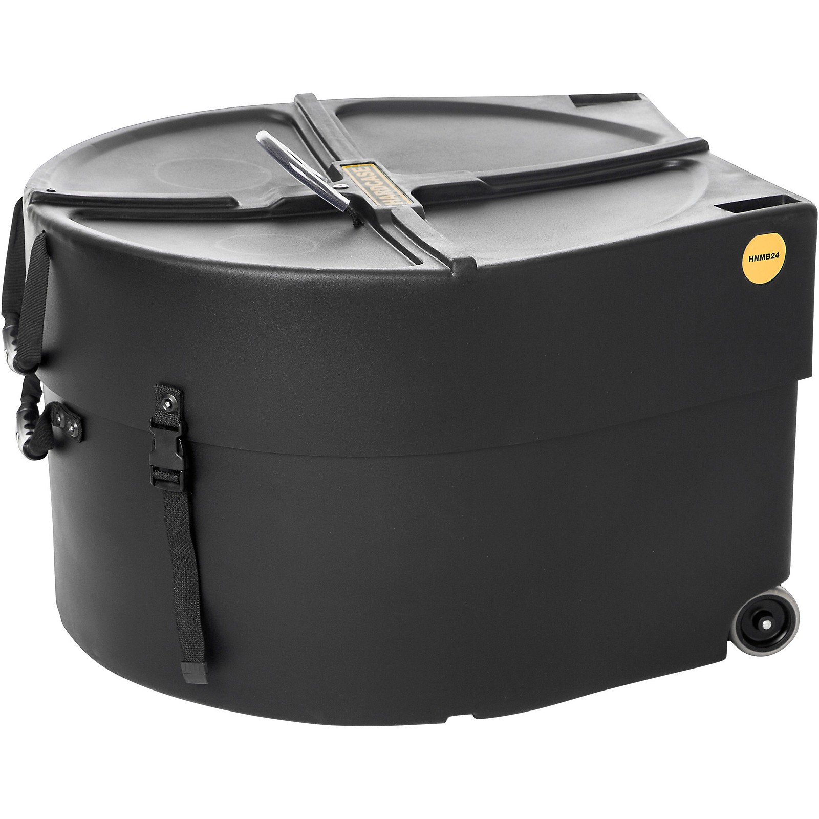 HARDCASE Marching Bass Drum Case with Wheels 24 in. Musician's Friend