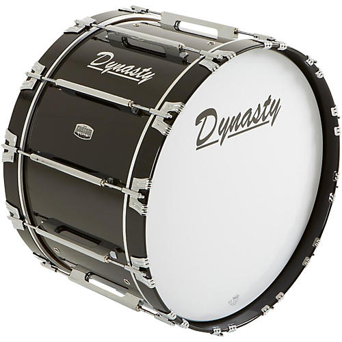 Dynasty Marching Bass Drum Condition 1 - Mint Black 24 x 14 in.