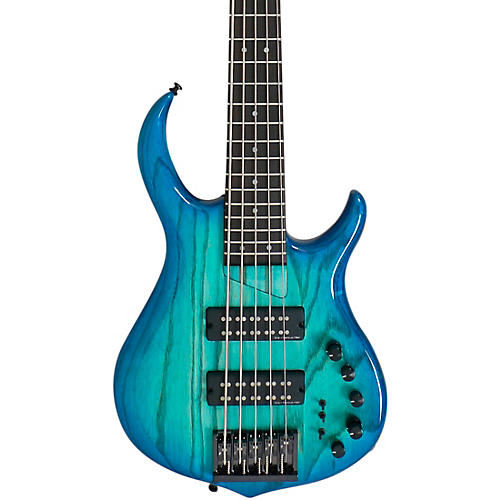 Sire Marcus Miller M5 Swamp Ash 5-String Bass Transparent Blue