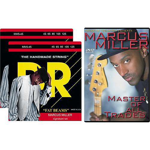 Marcus Miller MM5-45 5-String Bass Two-Pack with DVD