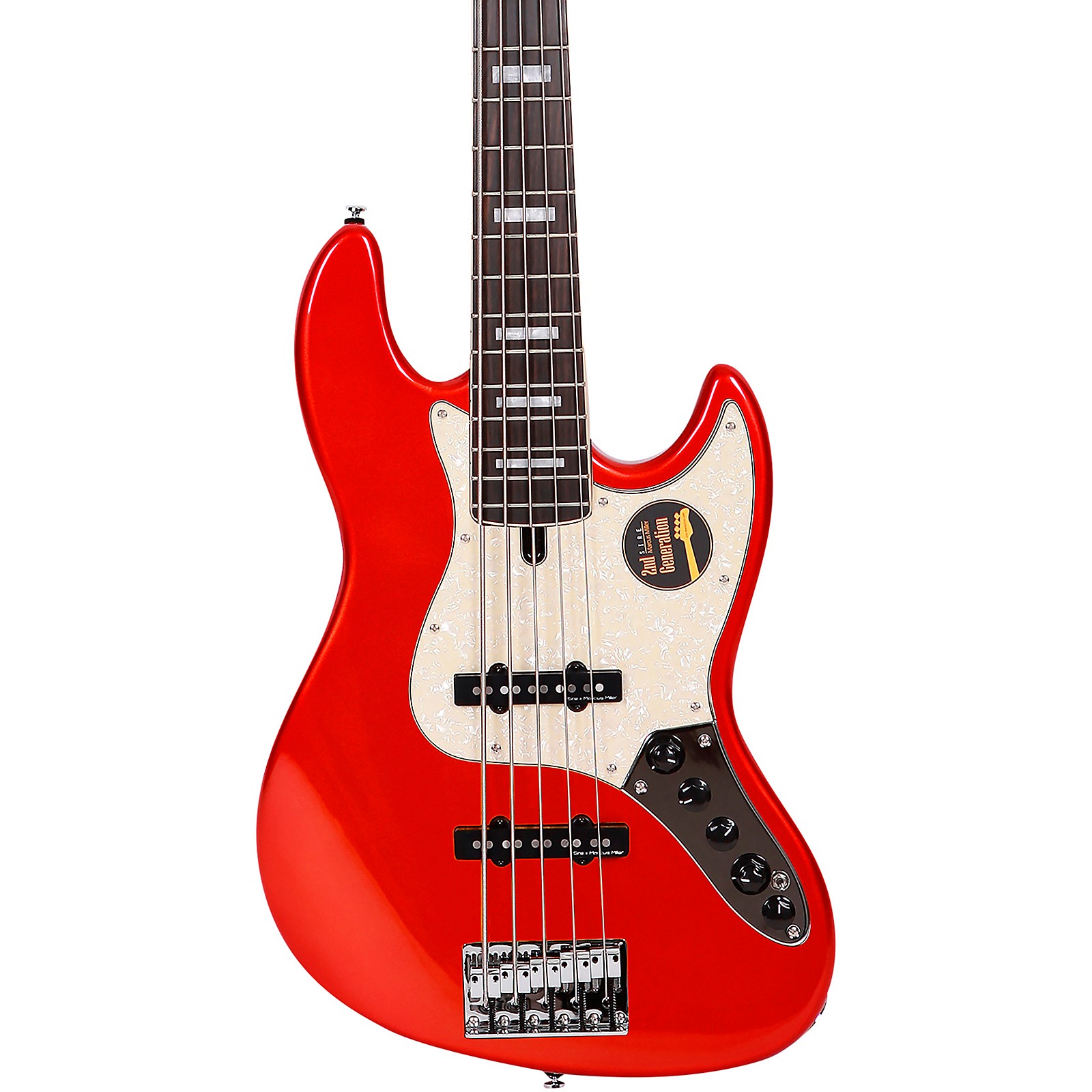 Sire Marcus Miller V7 Alder 5String Bass Bright Red Metallic