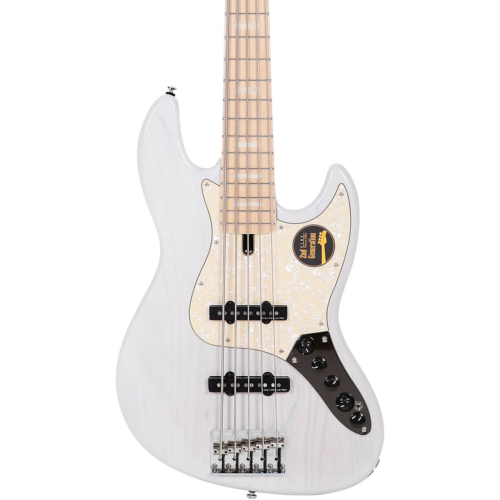 Sire Marcus Miller V7 Swamp Ash 5String Bass White Blonde Musician