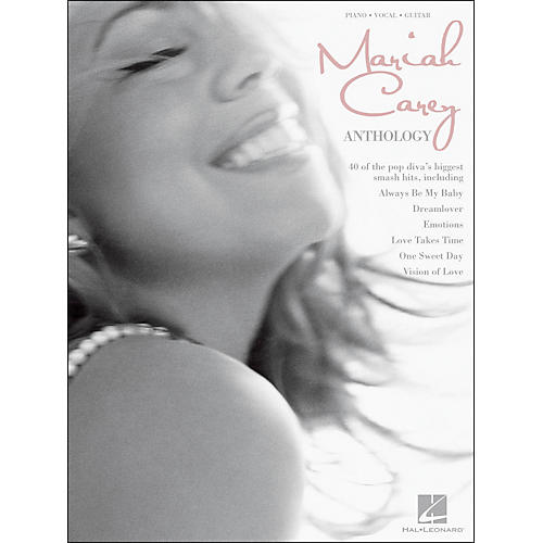 Mariah Carey Anthology arranged for piano, vocal, and guitar (P/V/G)