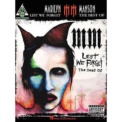 Hal Leonard Marilyn Manson Lest We forget The Best of Guitar Tab Songbook