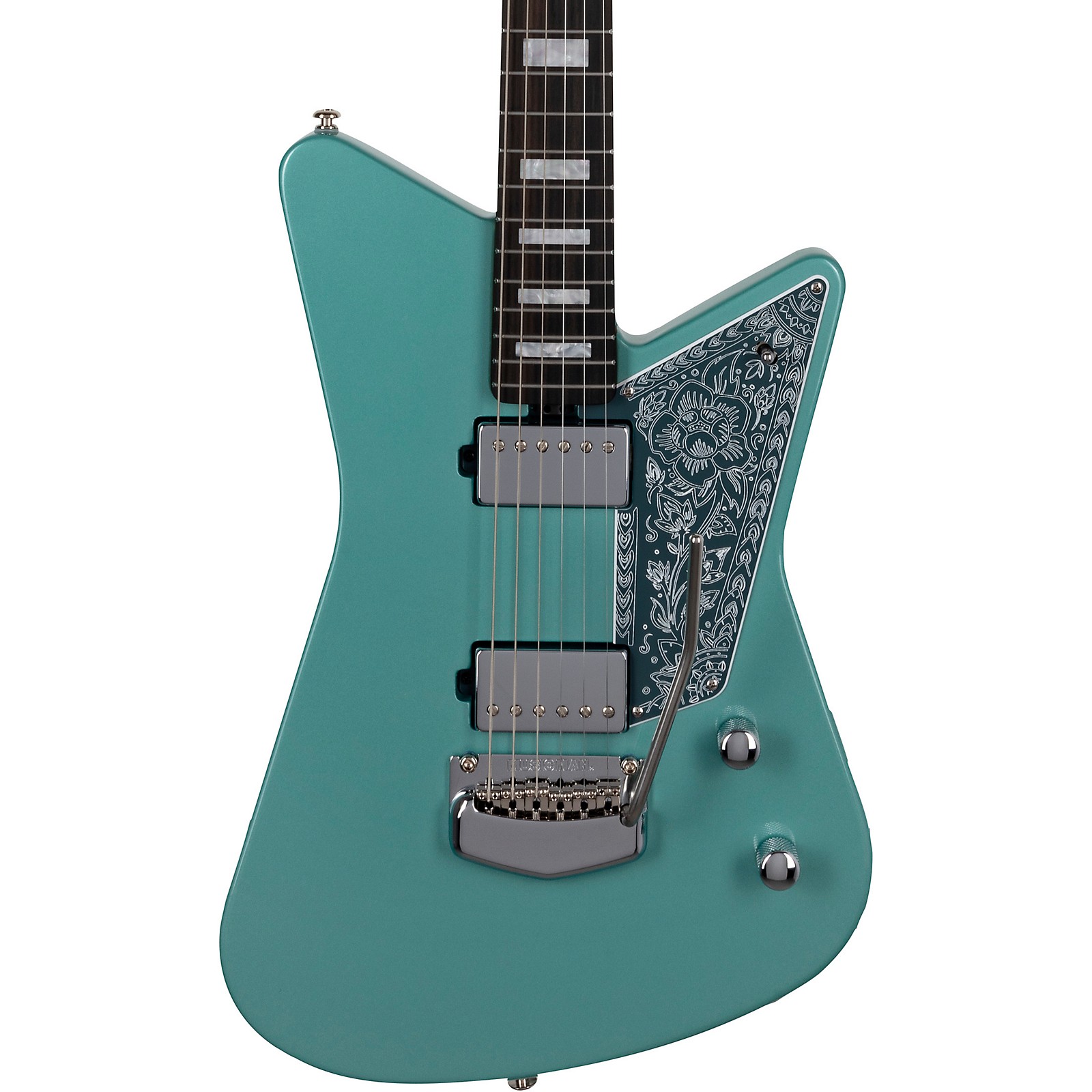 Ernie Ball Music Man Mariposa Electric Guitar Dorado Green | Musician's ...