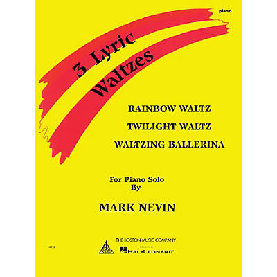 Music Sales Mark Nevin - Three Lyric Waltzes Music Sales America Series Softcover Composed by Mark Nevin