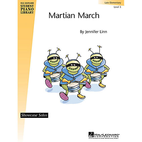 Martian March Piano Library Series by Jennifer Linn (Level Late Elem)