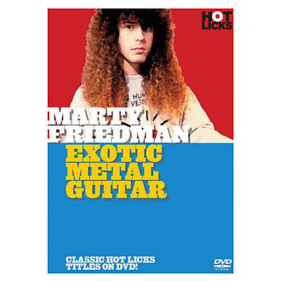 Music Sales Marty Friedman - Exotic Metal Guitar Music Sales America Series DVD Written by Marty Friedman