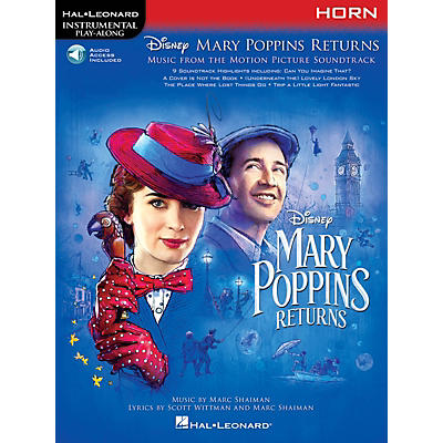 Hal Leonard Mary Poppins Returns for Horn Instrumental Play-Along Series Softcover Audio Online