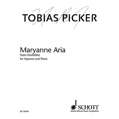 Schott Maryanne Aria from Emmeline (Soprano and Piano) Opera Series  by Tobias Picker