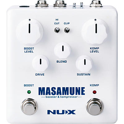NUX Masamune Booster and Kompressor Effects Pedal