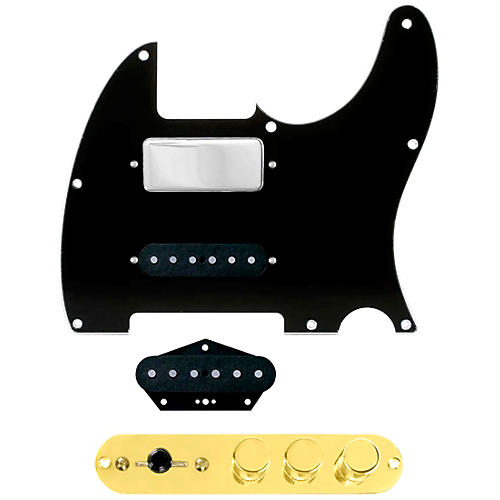 920d Custom Mason Style Loaded Pickguard for Nashville Tele With TMAS-G Control Plate Black