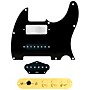 920d Custom Mason Style Loaded Pickguard for Nashville Tele With TMAS-G Control Plate Black