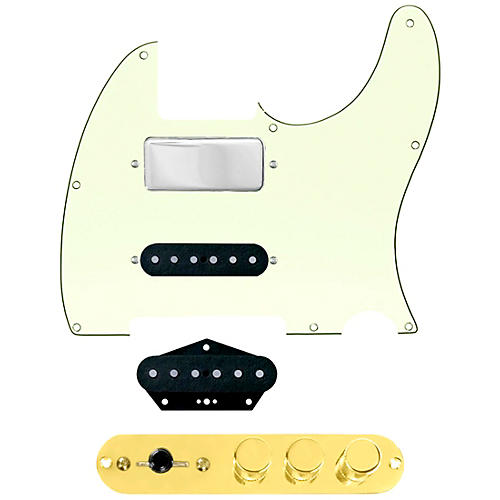 920d Custom Mason Style Loaded Pickguard for Nashville Tele With TMAS-G Control Plate Mint Green