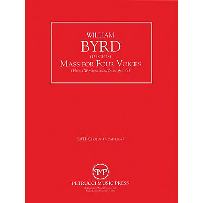 Lauren Keiser Music Publishing Mass for Four Voices SATB Composed by William Byrd