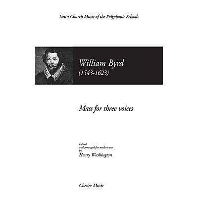 CHESTER MUSIC Mass for Three Voices (1961 Edition) STB Composed by William Byrd