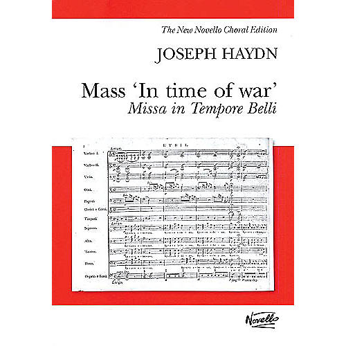 Novello Mass in Time of War Vocal Score Composed by Franz Joseph Haydn