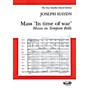 Novello Mass in Time of War Vocal Score Composed by Franz Joseph Haydn