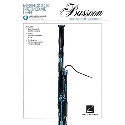 Hal Leonard Master Solos Intermediate Level for Bassoon Book/Audio Online