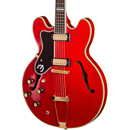 Epiphone Masterbilt Gem Archer Sheraton Left-Handed Electric Guitar - Cherry Red