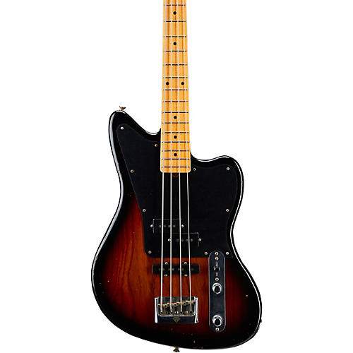 Fender Custom Shop Masterbuilt Jason Smith Offset Telecaster Bass Journeyman Relic Aged 3-Color Sunburst