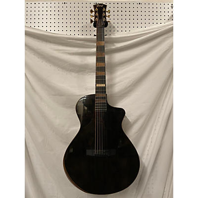 Cort Masterpiece Series Modern Black Acoustic Electric Guitar