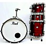 Used Pearl Masters Maple 4 Piece Drum Kit natural cherry