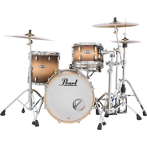 Pearl Masters Maple Complete 3-Piece Shell Pack Satin Natural Burst