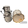 Used Pearl Masters Maple Complete Shell Pack Drum Kit white pearl