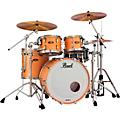 Pearl Masters Maple/Gum 4-Piece Shell Pack Black Diamond PearlHand Rubbed Natural Maple