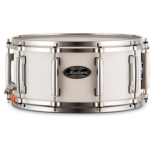 Pearl Masters Maple Snare Drum 14 x 6.5 in. Arctic White