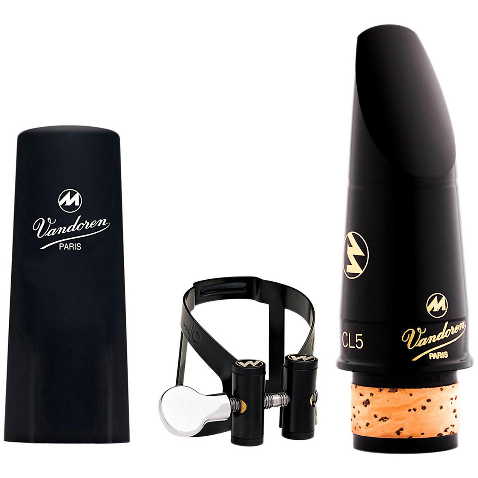 Vandoren Masters Mouthpiece Kit CL5 with Masters MO Ligature and Cap