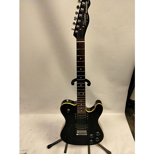 Squier Masters Series Thinline Hollow Body Electric Guitar Black