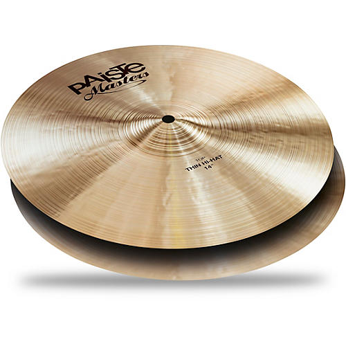 Paiste Masters Thin Hi-Hat Cymbals 14 in. Bottom