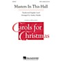 Hal Leonard Masters in This Hall SATB a cappella arranged by Audrey Snyder