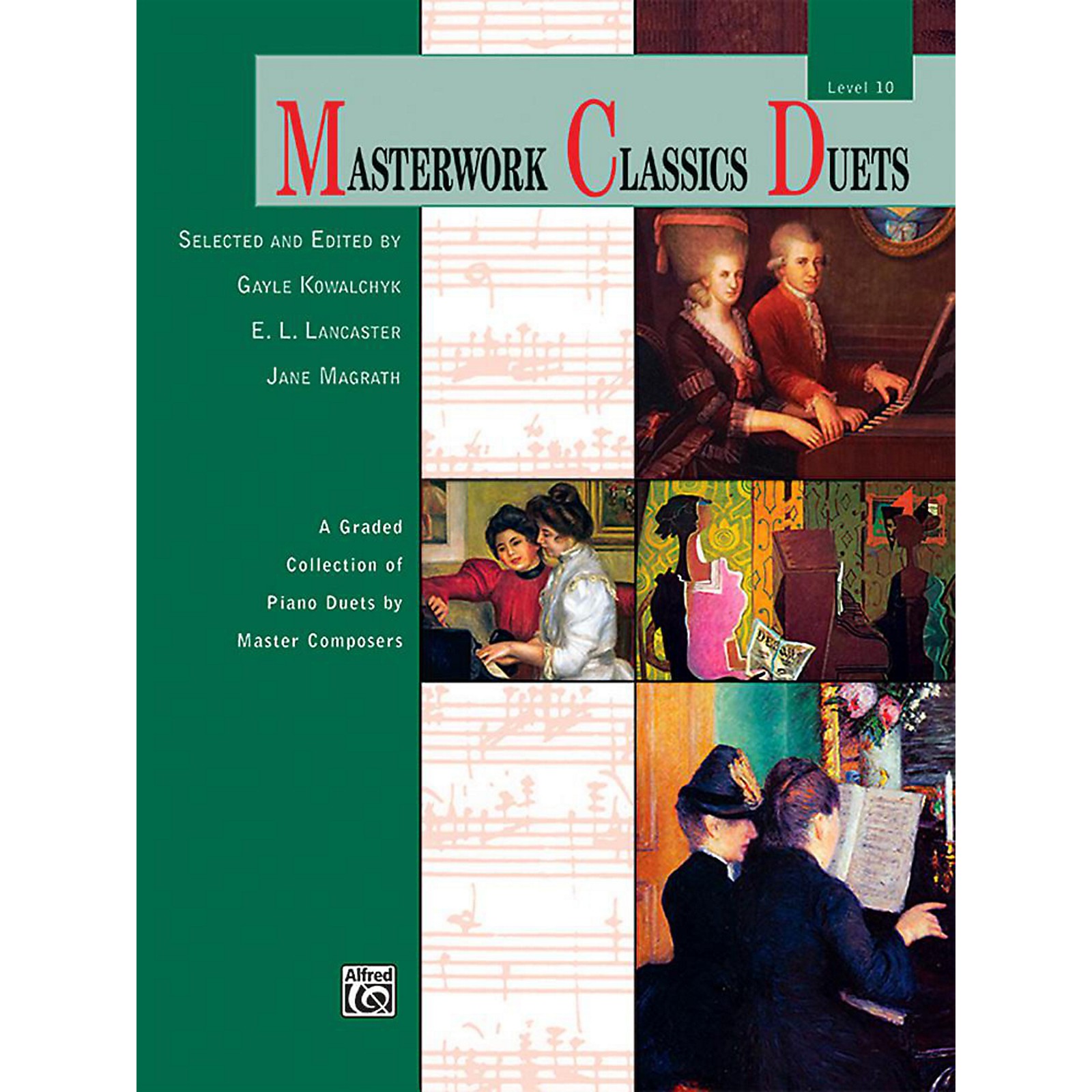 Alfred Masterwork Classics Duets Level 10 Early Advanced   Advanced 