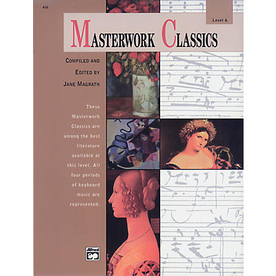 Alfred Masterwork Classics Level 6 Book & CD Piano
