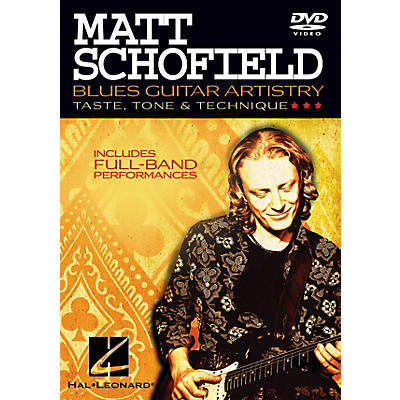 Hal Leonard Matt Schofield - Blues Guitar Artistry Instructional/Guitar/DVD Series DVD Performed by Matt Schofield