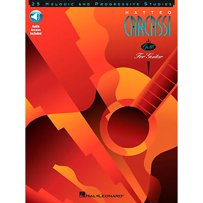 Hal Leonard Matteo Carcassi - 25 Melodic and Progressive Studies, Op. 60 Book/CD Pack