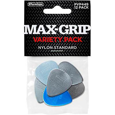 Dunlop Max-Grip Nylon Standard Guitar Picks Variety Pack -