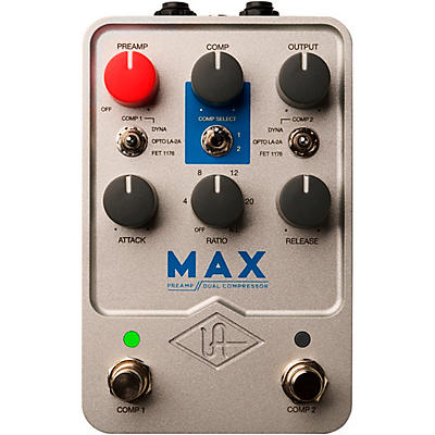 Universal Audio UAFX Max Preamp & Dual Compressor Effects Pedal